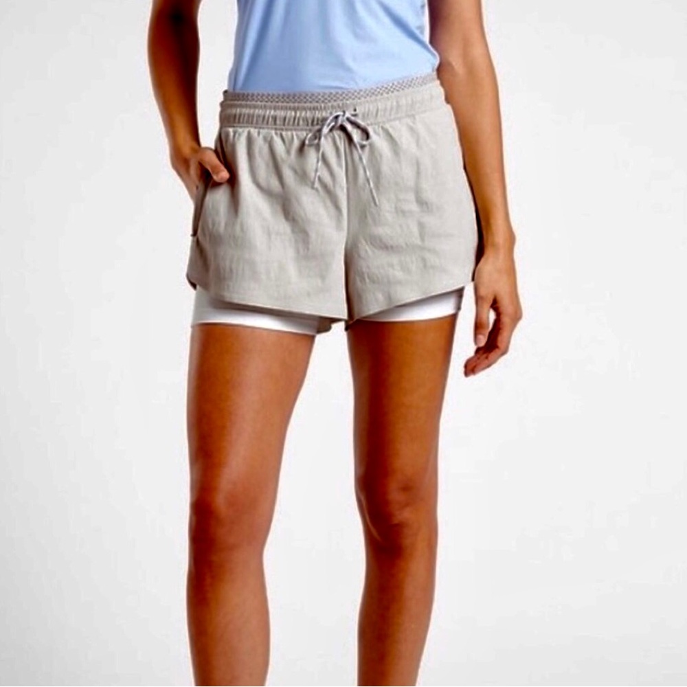 Athleta Crest 2 in 1 Shorts EUC